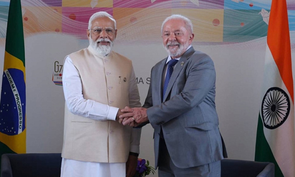 Modi y Lula acuerdan fortalecer lazos entre India y Brasil.