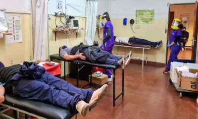 La comunidad de Barreal asistió a la primera colecta de sangre del año.