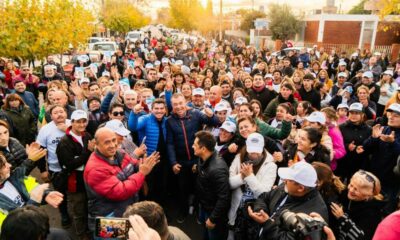 Marcelo Orrego en Rawson: “Tenemos que mejorar el servicio de salud y las condiciones escolares de los niños”.