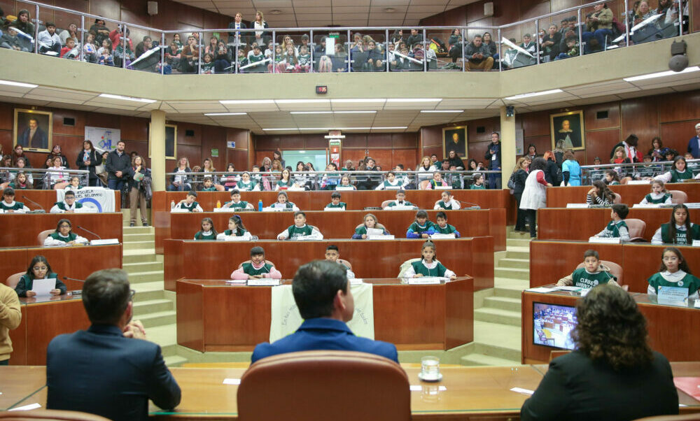 Los Clubes Ambientales Escolares debatieron en la Legislatura.