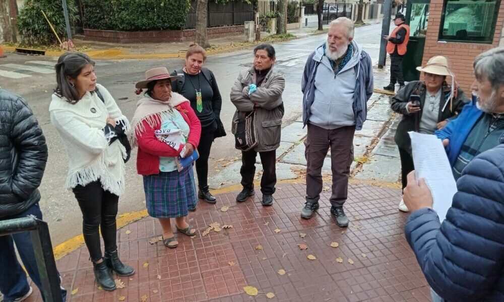 Alberto Fernández recibió a representantes de comunidades originarias de Jujuy.