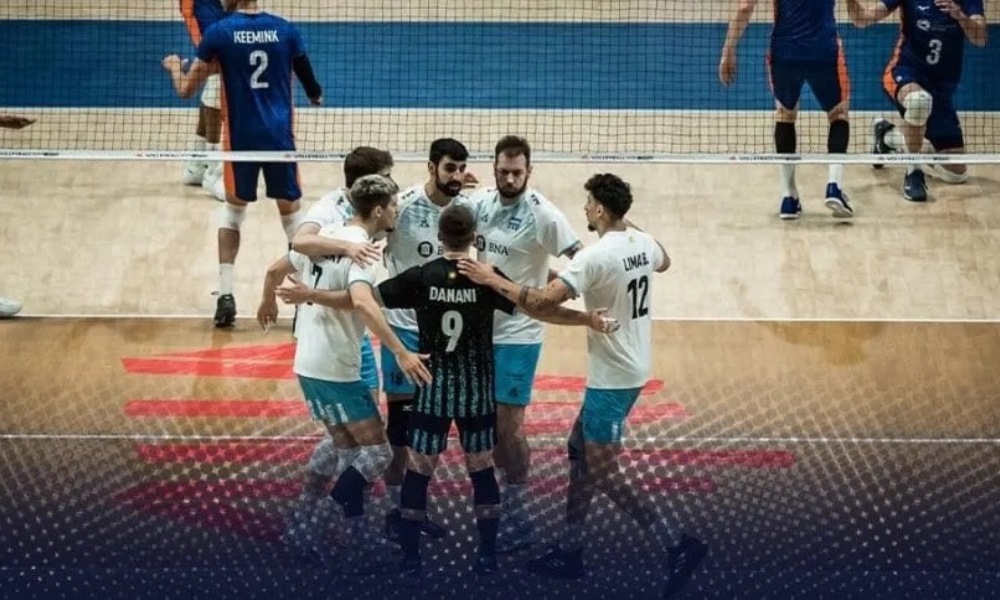 La Selección Argentina de Voley tuvo una notable victoria en el Nations League.