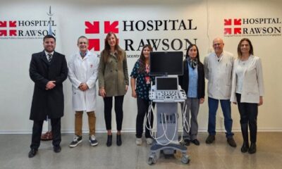 El Hospital Rawson recibió la donación de un ecógrafo.