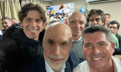 Larreta, Lousteau y Espert ya festejan junto a Orrego en su búnker.