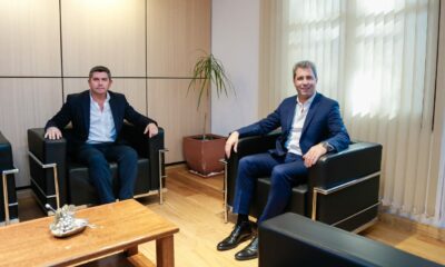 Sergio Uñac se reunió con Marcelo Orrego.