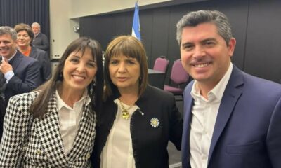 Marcelo Orrego y Susana Laciar acompañaron a Patricia Bullrich en el gesto de unidad de Juntos por el Cambio.