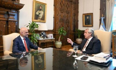 El Presidente se reunió con el embajador de India en Casa Rosada, en la antesala del G20.