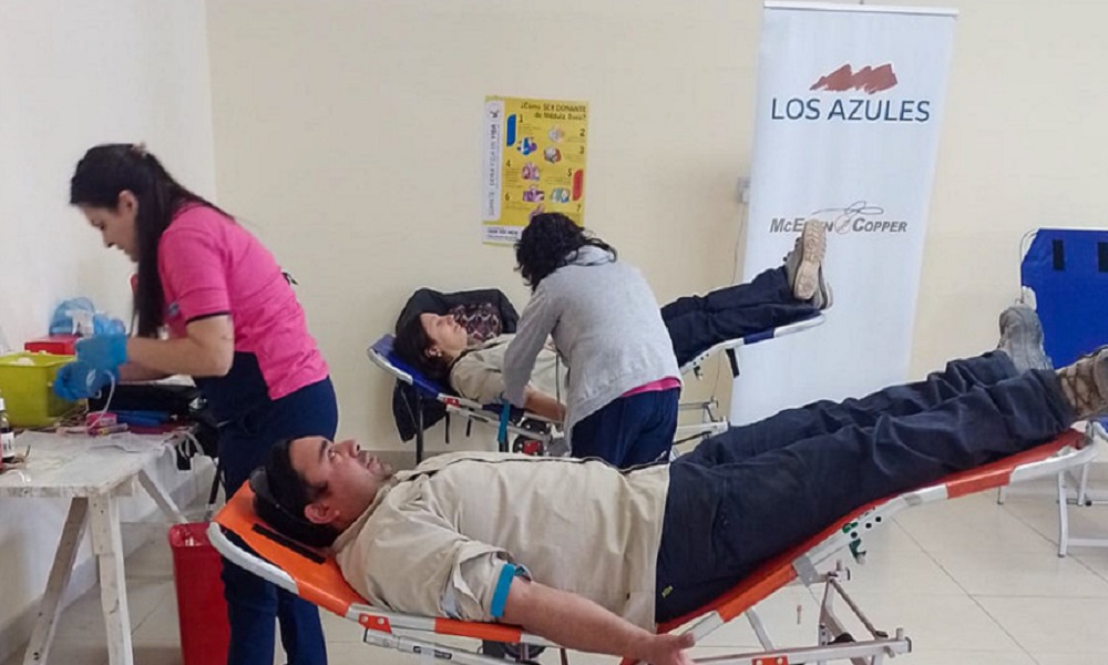 Se llevo a cabo una exitosa campaña de donación de sangre en Calingasta.