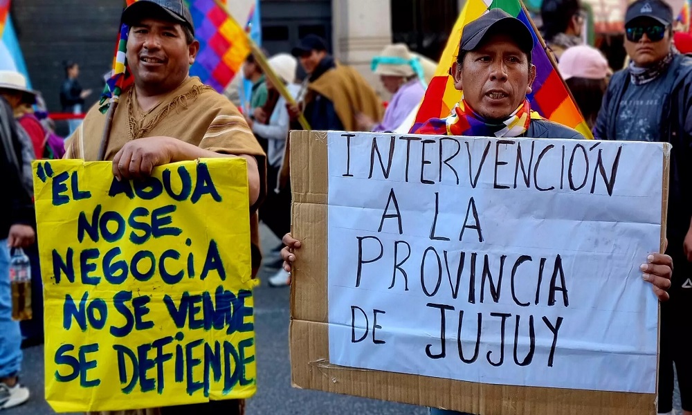 Las protestas de los pueblos originarios contra la reforma constitucional de Jujuy recorrieron 1.500 kilómetros. 