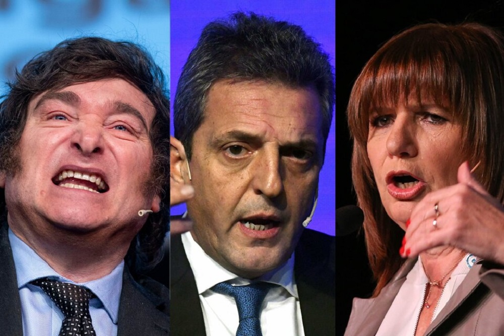 Escrutinio provisorio: se impone Milei; Massa, segundo en votos y Bullrich le gana a Larreta.