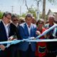 Sergio Uñac inauguró la Subcomisaría del barrio Buenaventura Luna, en Rawson.