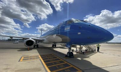 Aerolíneas Argentinas anunció la incorporación a su flota de 12 aviones Embraer 195.