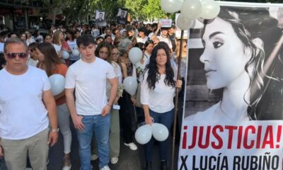 Multitudinaria marcha por Lucía Rubiño.