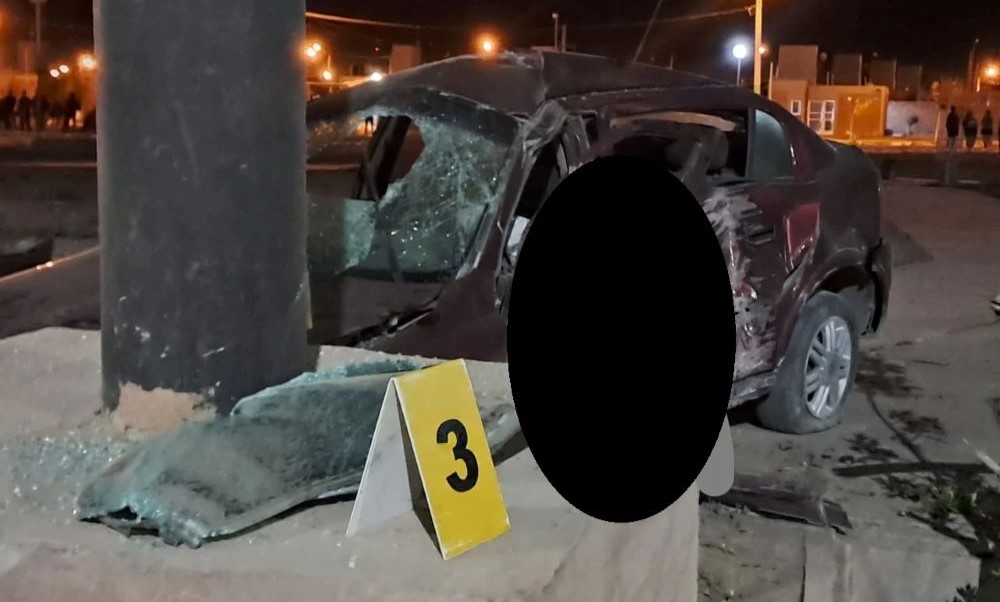 Tragedia en Pocito: Conductor alcoholizado volcó con su auto y murió.