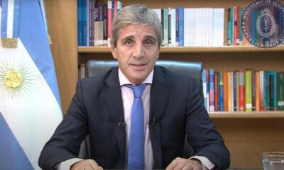 Luis Caputo anunció las medidas de urgencia económica.