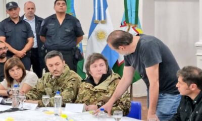 Javier Milei y Axel Kicillof analizan la situación del temporal en Bahía Blanca