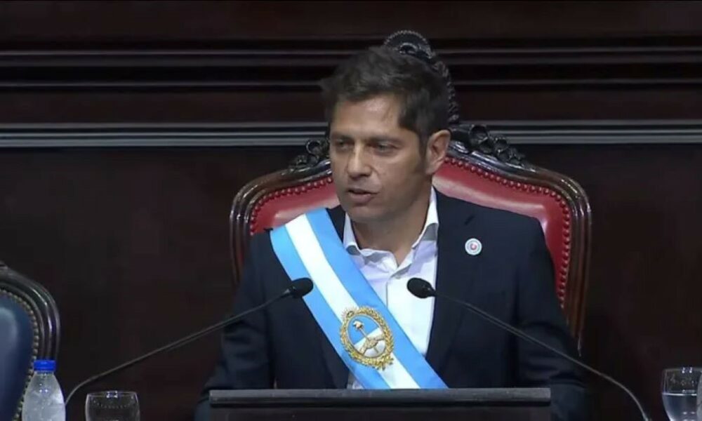 Kicillof asumió su segundo mandato y reclamó por la coparticipación bonaerense