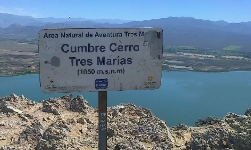 Rescataron a un sanjuanino del Cerro Tres Marías.