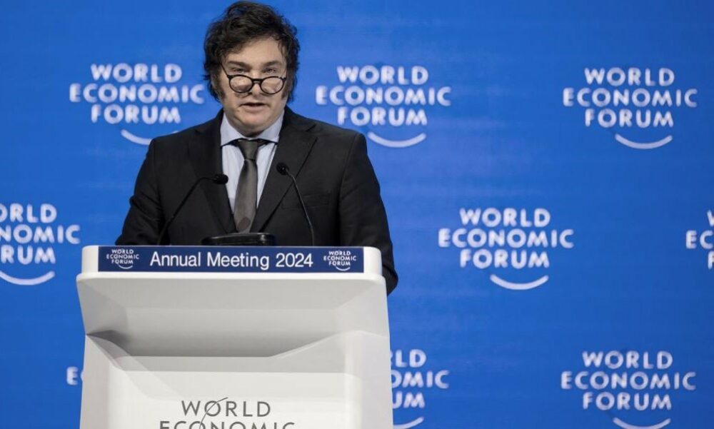 Milei en Davos defendió las políticas de mercado y el capitalismo: “Occidente está en peligro”