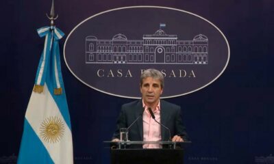 Luis Caputo anunció que el Gobierno quitará el capítulo fiscal de la Ley Ómnibus