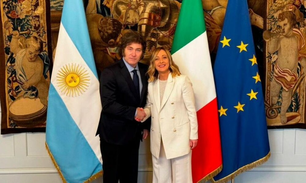 Milei y Meloni coincidieron en “iniciar una nueva etapa” en el vínculo bilateral