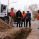 El gobernador Orrego recorrió una obra de agua potable que beneficiará a casi 40 mil habitantes