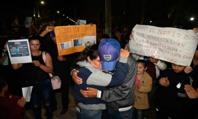 Caso Loan: los padres encabezaron una nueva marcha en el pueblo donde desapareció el nene de 5 años.