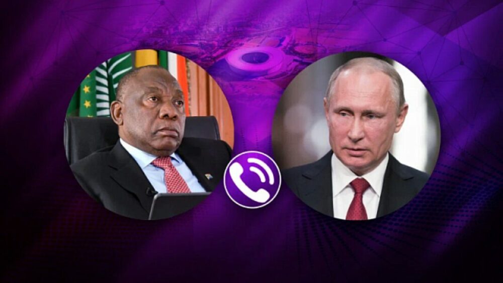 Vladímir Putin y Cyril Ramaphosa abordan el fortalecimiento de la asociación entre Rusia y Sudáfrica