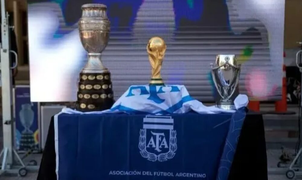 La copa de la Copa América llega a San Juan.