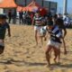 Se realizó el primer encuentro de beach rugby.