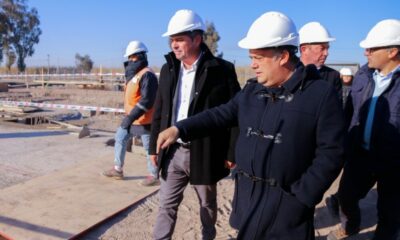 El Gobernador Orrego recorrió las obras del Hospital de Angaco