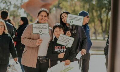 Cambio Verde juntó 12 contenedores de materiales reciclables