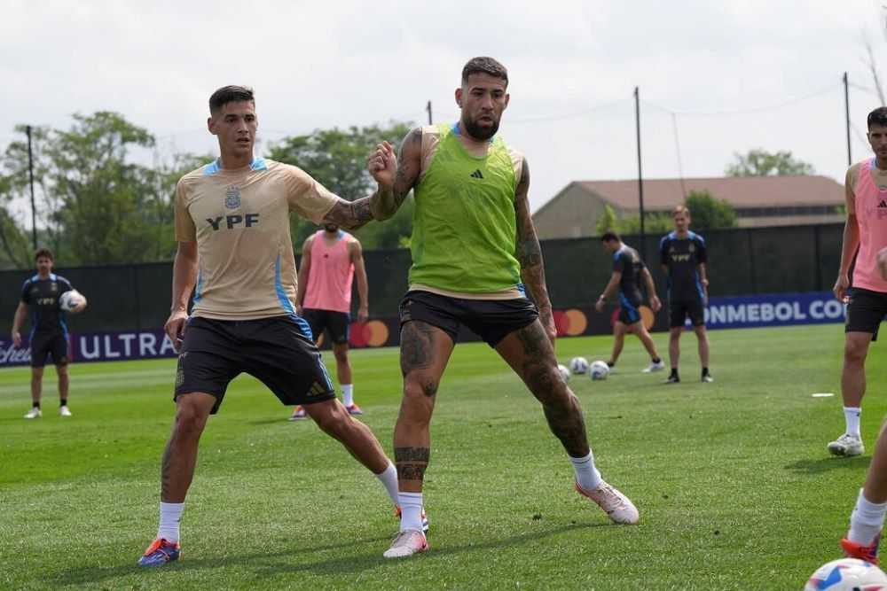 Argentina trabajó en Miami de cara a la final de la Copa América