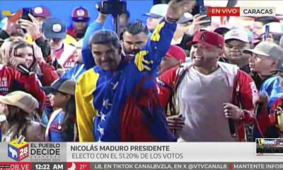 Nicolás Maduro es reelecto como presidente de Venezuela.