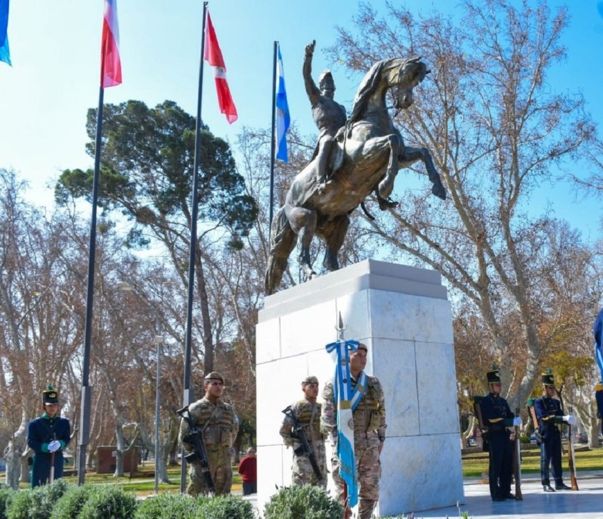 Se conmemoró el 174° Aniversario del paso a la inmortalidad de José de San Martín.