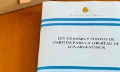 Los puntos de la primera etapa de la reglamentación de la ley Bases.