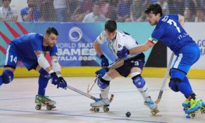 Hockey sobre patines: Argentina clasificó a la final en los WSG 2024