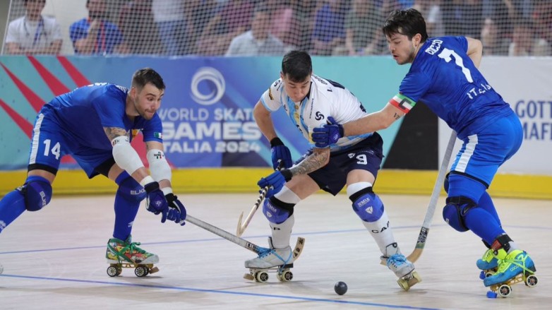 Hockey sobre patines: Argentina clasificó a la final en los WSG 2024