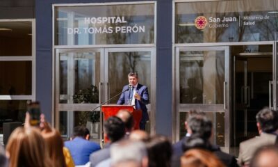 El gobernador Orrego puso en funciones el Hospital Tomás Perón, en Iglesia