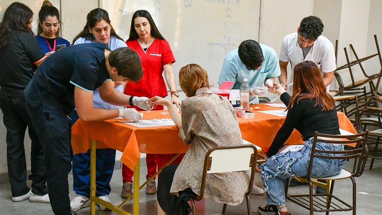 Realizaron un operativo de testeos en la Facultad de Ciencias Exactas