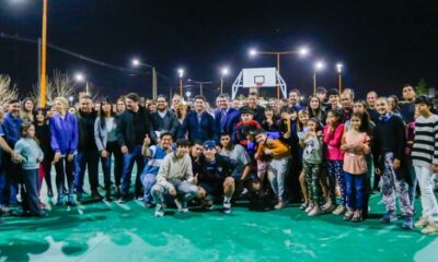 Se inauguró un nuevo polideportivo en Santa Lucía, un espacio clave para las familias