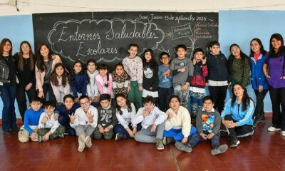 Realizan una intervención sobre hábitos saludables en la Escuela Hipólito Yrigoyen