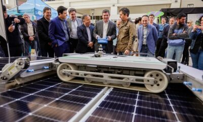 Orrego visitó la Expo Solar, el evento que busca impulsar el desarrollo de energías limpias