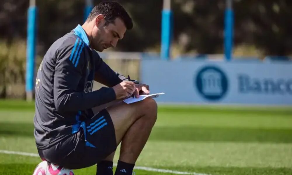 La Selección Argentina realizó su último entrenamiento previo al cruce ante Colombia en Barranquilla.