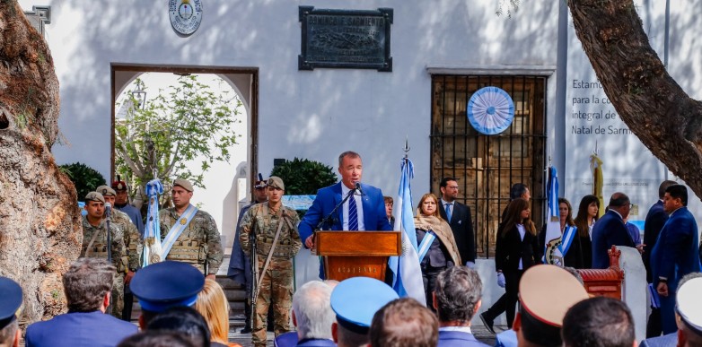 El Gobierno de San Juan conmemoró el 136° aniversario del fallecimiento de Domingo Faustino Sarmiento