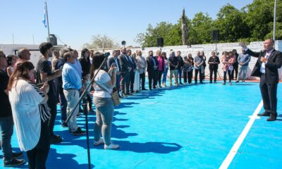 Inauguración de nuevas obras en la Unión Vecinal Villa San Justo