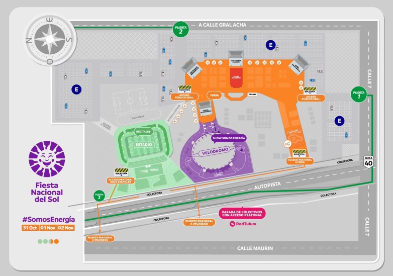FNS: los detalles sobre rutas de ingreso, puertas y boleterías