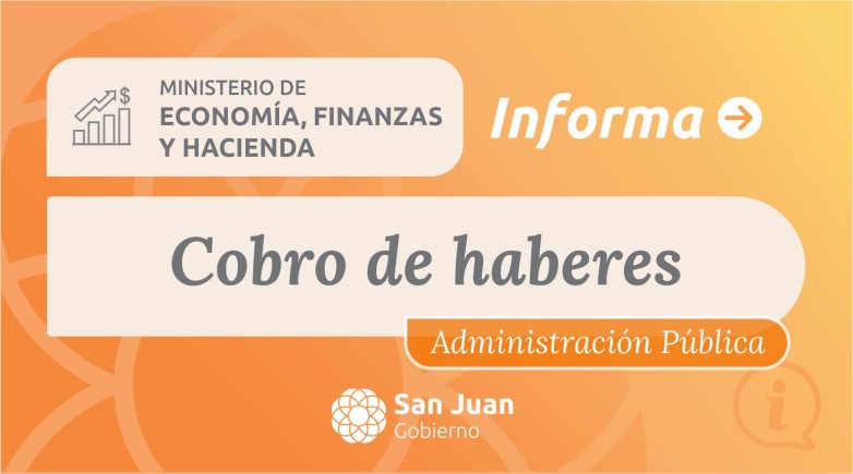 Los empleados públicos tendrán acreditados sus haberes el 30 de octubre