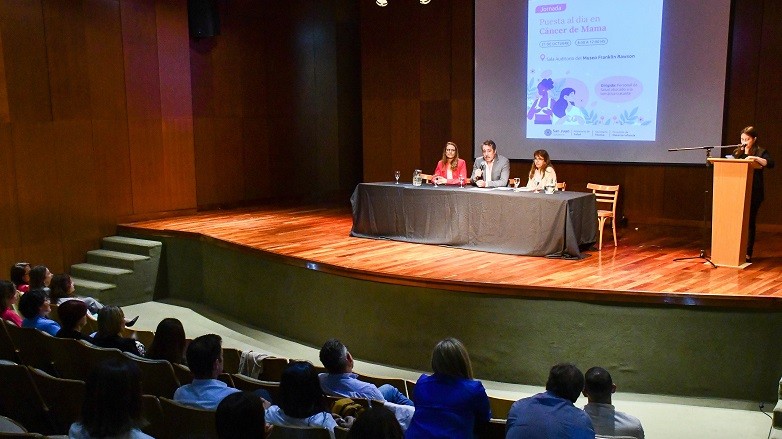 Salud realizó una Jornada de Puesta al Día en Cáncer de Mama