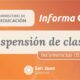 Se suspenden las clases para el interturno y turnos tarde, vespertino y nocturno